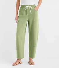 Tall High Rise Barrel Utility Jeans Shale Green