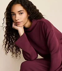 Lou & Grey Scubasoft Mock Neck Top