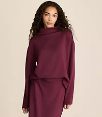 Lou & Grey Scubasoft Mock Neck Top