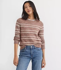 Multicolored Stitchy Sweater