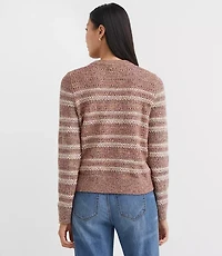 Multicolored Stitchy Sweater