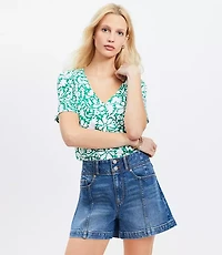 Floral Everyday V-Neck Tee