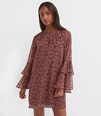 Floral Ruffle Mini Dress