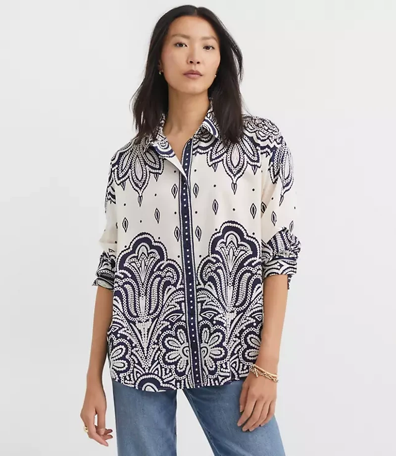 Paisley Everyday Tunic Shirt
