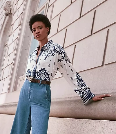 Paisley Everyday Tunic Shirt