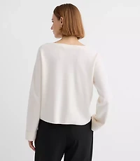 Boatneck Pocket Sweater