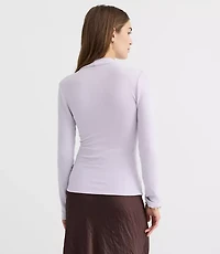 Button Side Ruched Top