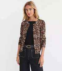 Leopard Print Cardigan