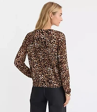 Leopard Print Cardigan