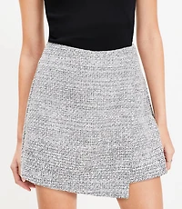Tall Tweed Wrap Skort