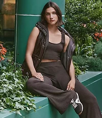Lou & Grey Textured Scoop Neck Cami