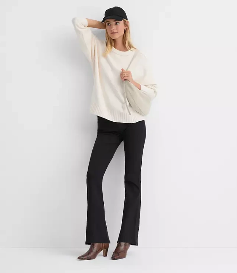 Elliptical Hem Sweater