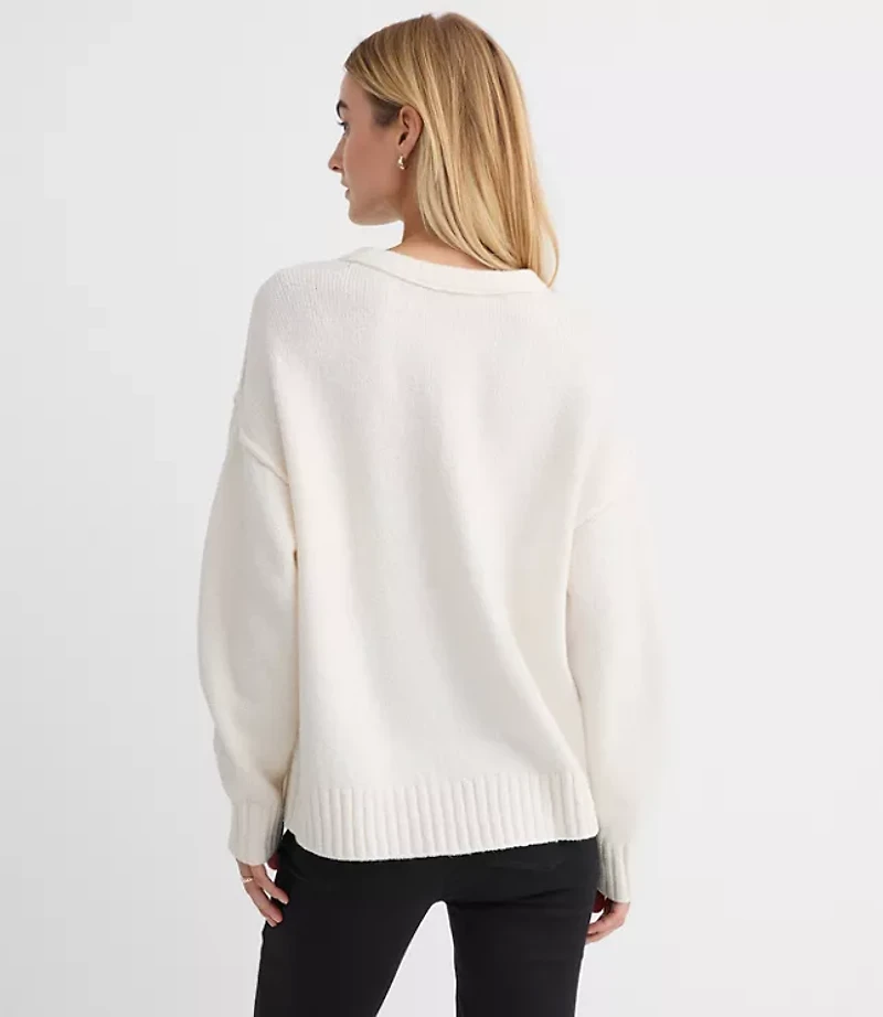 Elliptical Hem Sweater