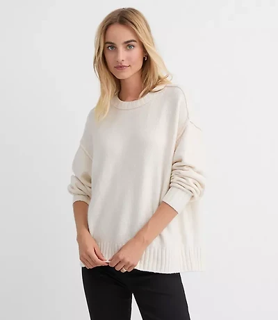 Elliptical Hem Sweater