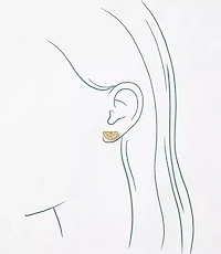 Pave Lemon Stud Earrings