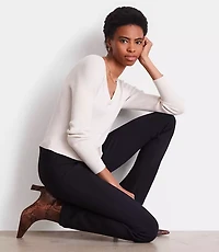 LOFT Versa Ribbed V-Neck Cardigan