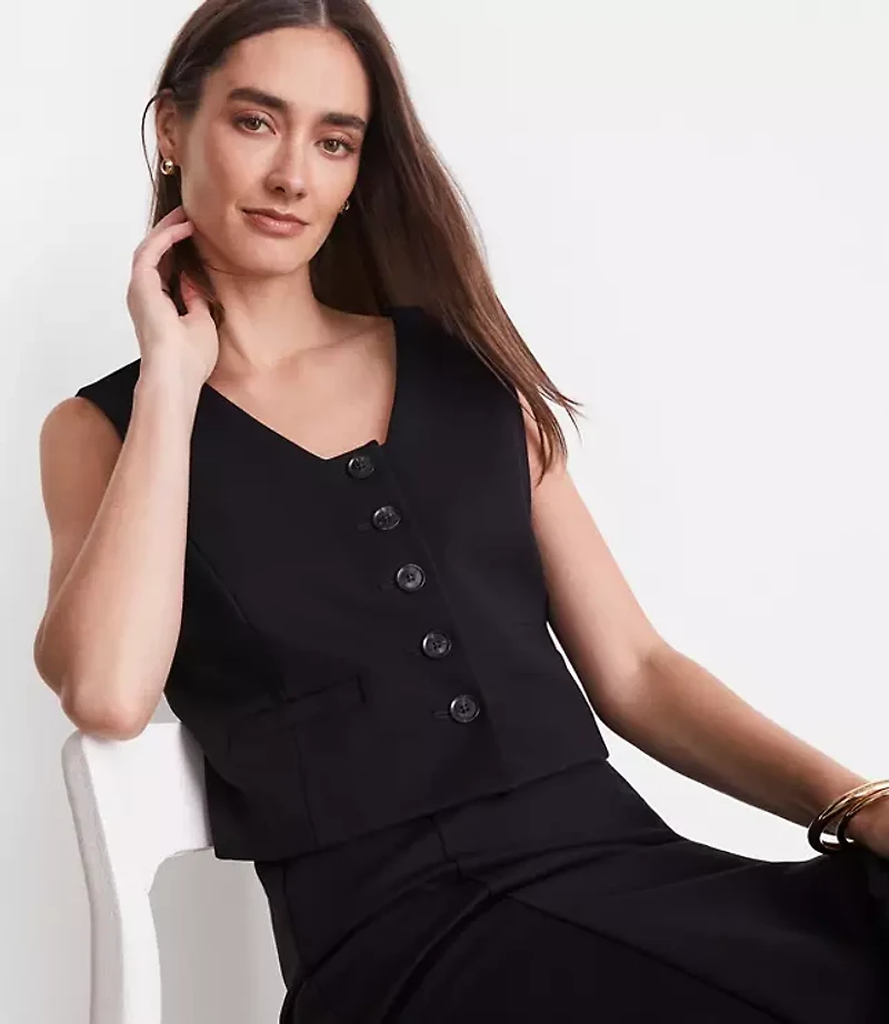 LOFT Versa Ponte Pocket Vest