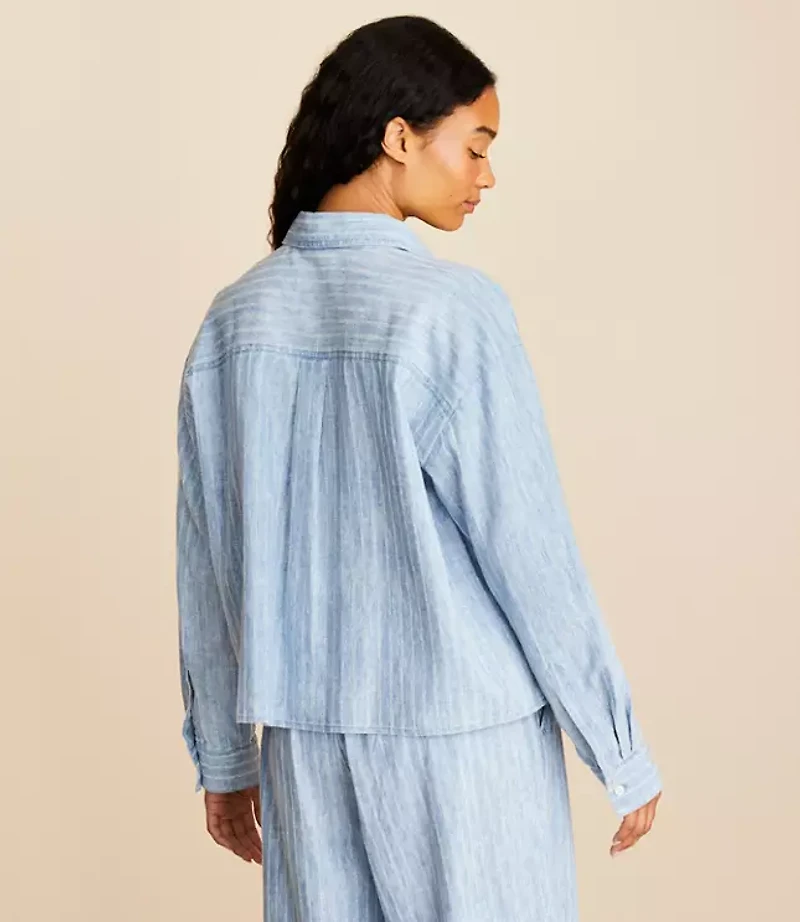 Lou & Grey Striped Pocket Shirt