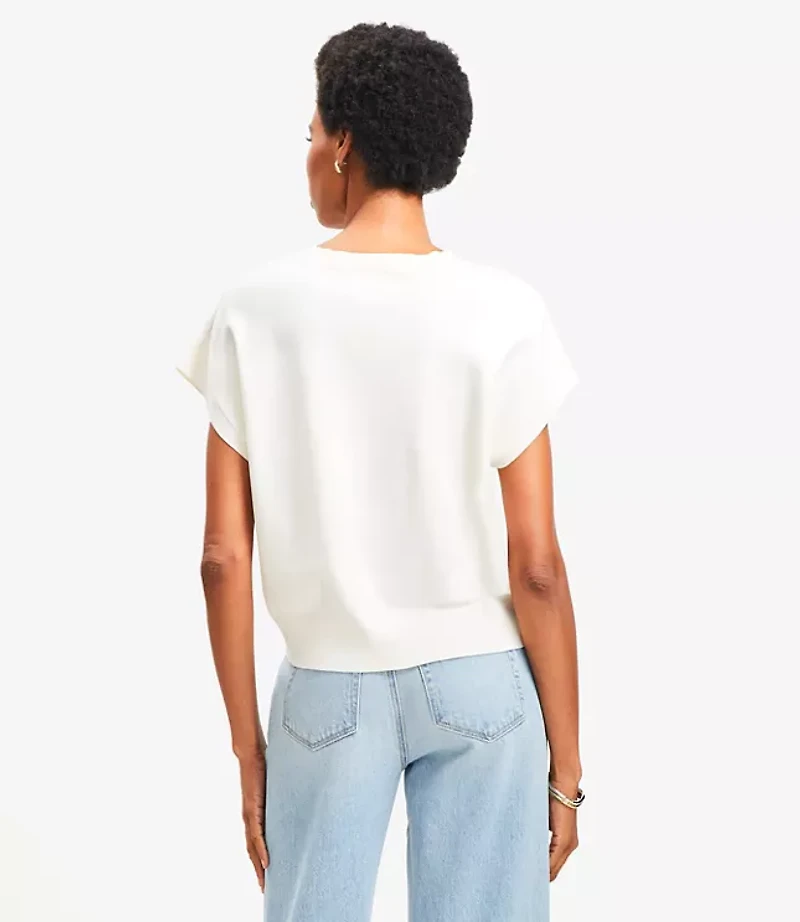 Refined Wedge Sweater Tee