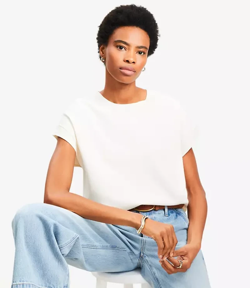 Refined Wedge Sweater Tee