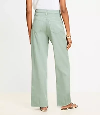 Petite Five Pocket Straight Pants