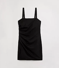 LOFT Versa Pure Spun Pleated Tank Mini Dress