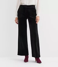 Clean Wide Leg Pants Velvet