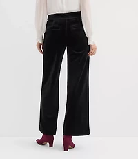 Clean Wide Leg Pants Velvet