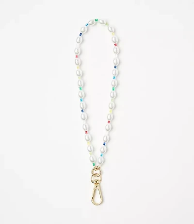 Pearlized Short Phone Chain
