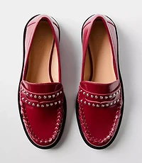 Studded Penny Loafers