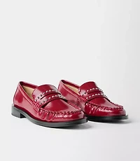 Studded Penny Loafers