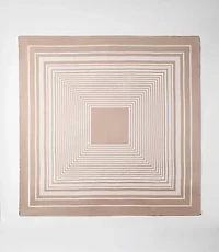 LOFT Versa Striped Silk Square Scarf