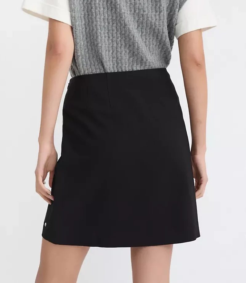 Petite Studded Mini Skirt