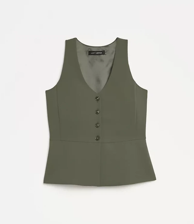 LOFT Versa Crepe Drape Halter Vest