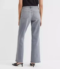 Mid Rise Relaxed Straight Jeans Grey