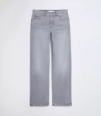 Mid Rise Relaxed Straight Jeans Grey