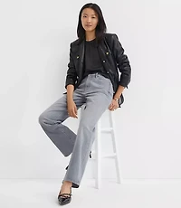 Mid Rise Relaxed Straight Jeans Grey