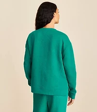 Lou & Grey Geo Textured Sweatshirt