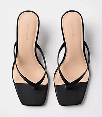 LOFT Versa Kitten Heel Thong Sandals