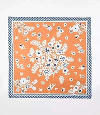 Floral Square Silk Scarf