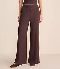 Lou & Grey Brushed Sweater Knit Wide Leg Pants