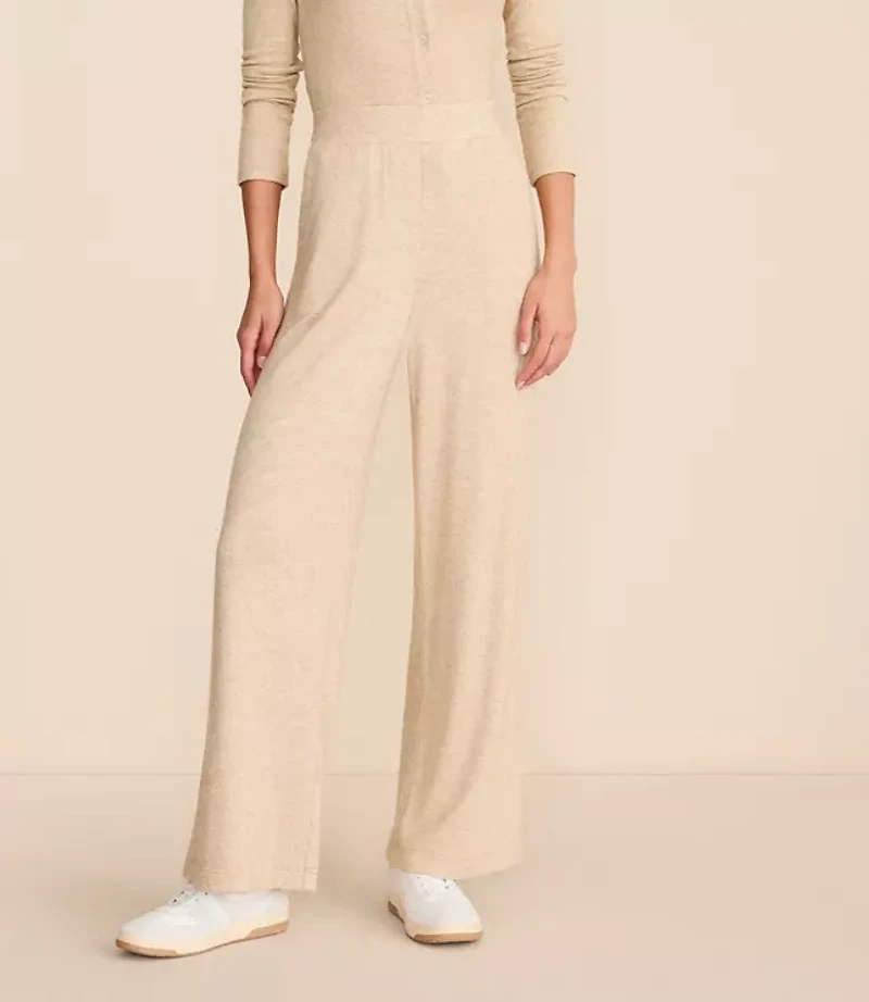Lou & Grey Cozy Sweater Knit Wide Leg Pants