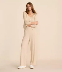 Lou & Grey Cozy Sweater Knit Wide Leg Pants