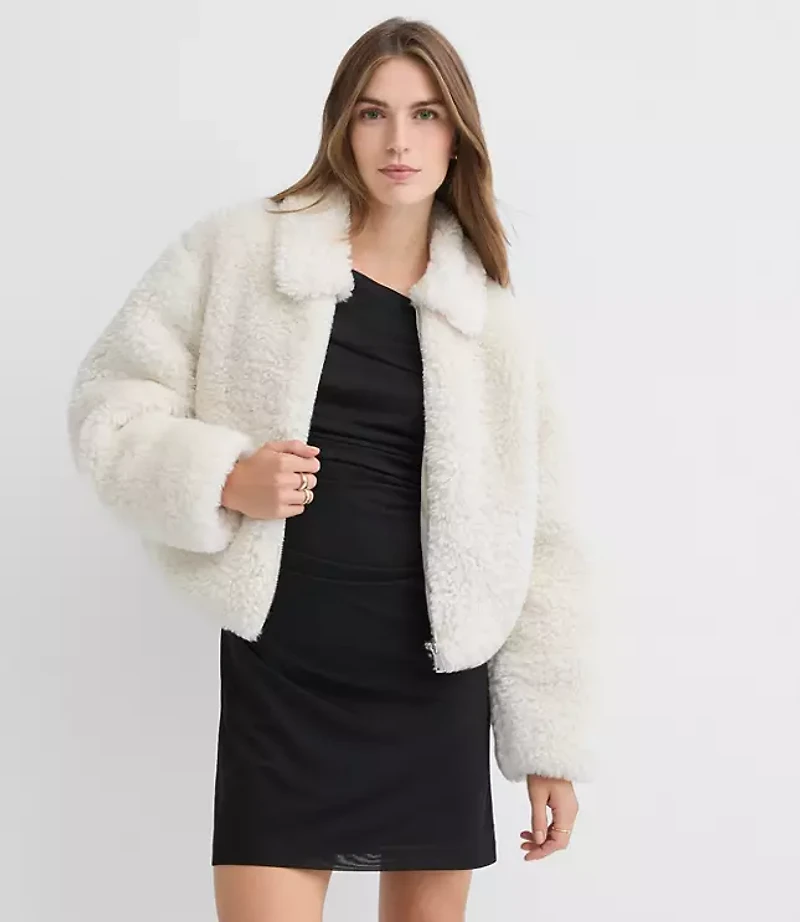 Modern Faux Fur Jacket