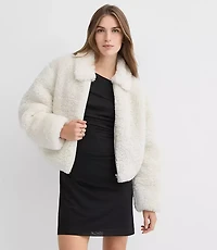 Modern Faux Fur Jacket
