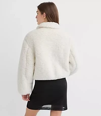 Modern Faux Fur Jacket