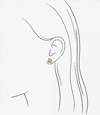 Delicate Knot Stud Earrings