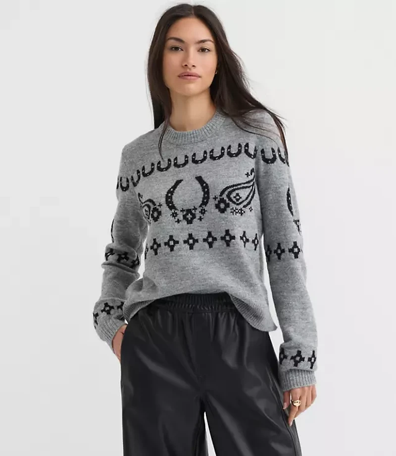 Petite Horseshoe Sweater
