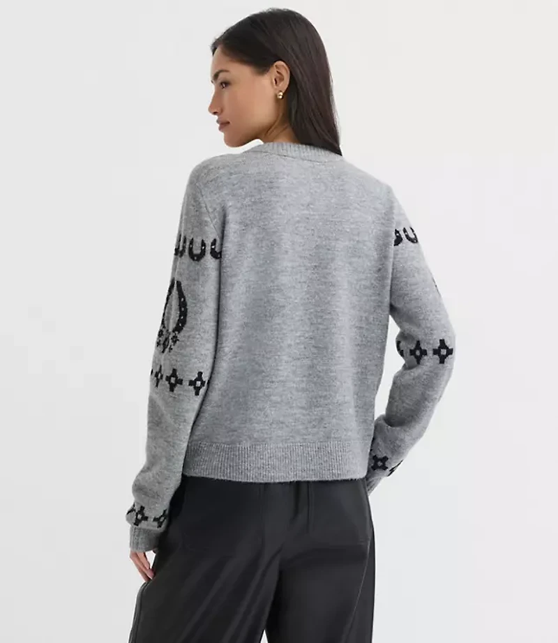 Petite Horseshoe Sweater
