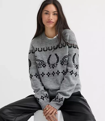 Petite Horseshoe Sweater